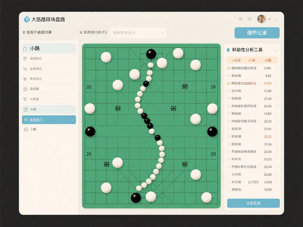 除了大路，珠盘路和小路是补充性分析工具，其表现为更