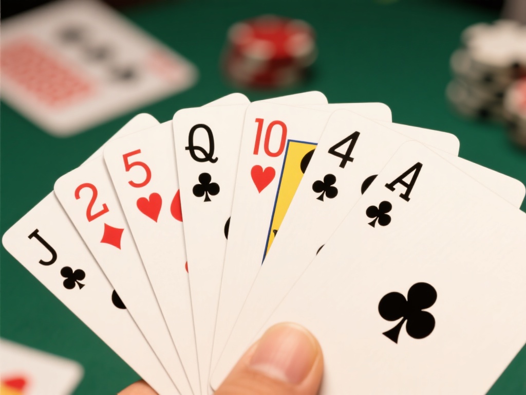 游戏的核心规则：牌面点数以数字卡牌为准，10以及以