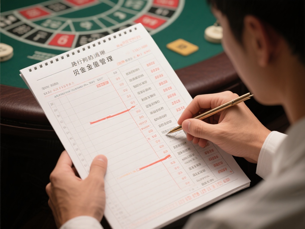 百家乐高手分享:路单纸使用指南与赢利技巧详解 严格执行资金管理
即使路单纸预测趋势清晰,资金管