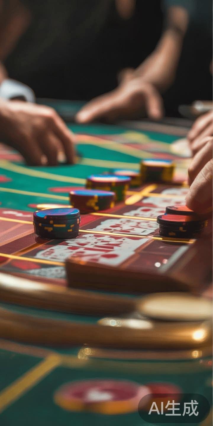 在百家乐中，庄家的胜率略高于闲家，这是因为庄家的获