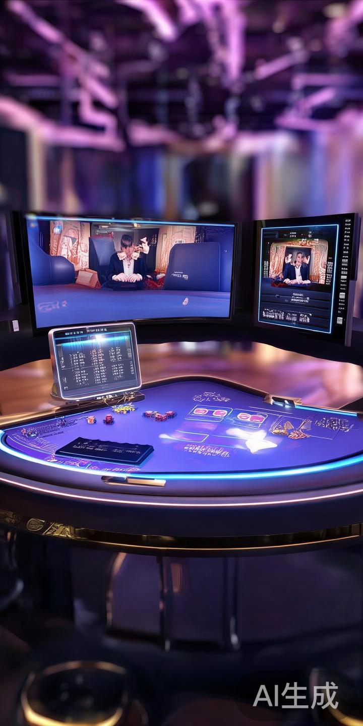 四、电子百家乐（Live电子桌）
随着线上博彩的