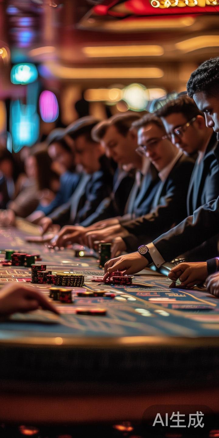 在赌场中，百家乐作为一种简洁而充满策略性的游戏，深